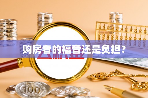 临武购房者的福音还是负担？