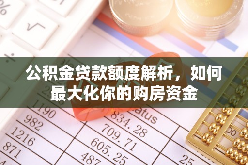 临武公积金贷款额度解析，如何最大化你的购房资金