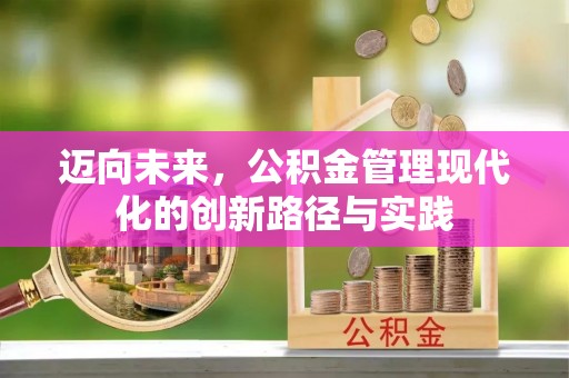 临武迈向未来，公积金管理现代化的创新路径与实践