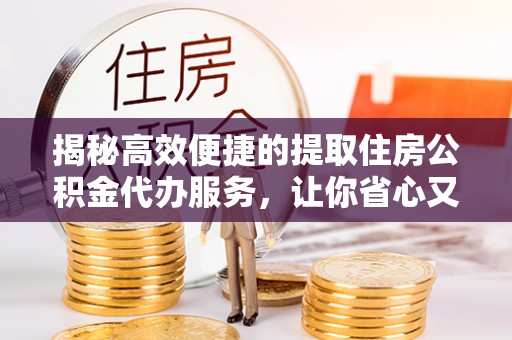 临武揭秘高效便捷的提取住房公积金代办服务，让你省心又省力