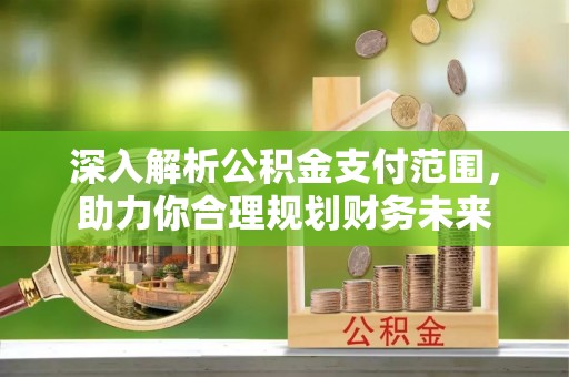 临武深入解析公积金支付范围，助力你合理规划财务未来