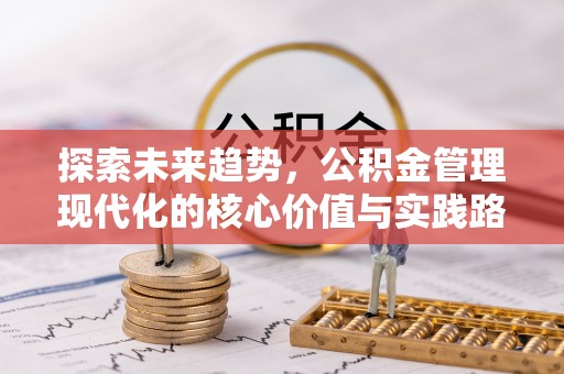 临武探索未来趋势，公积金管理现代化的核心价值与实践路径