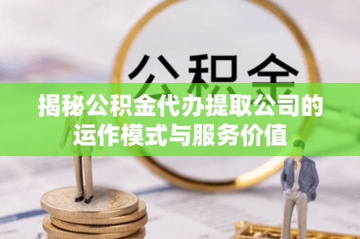 临武揭秘公积金代办提取公司的运作模式与服务价值