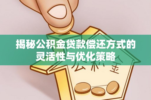 临武揭秘公积金贷款偿还方式的灵活性与优化策略